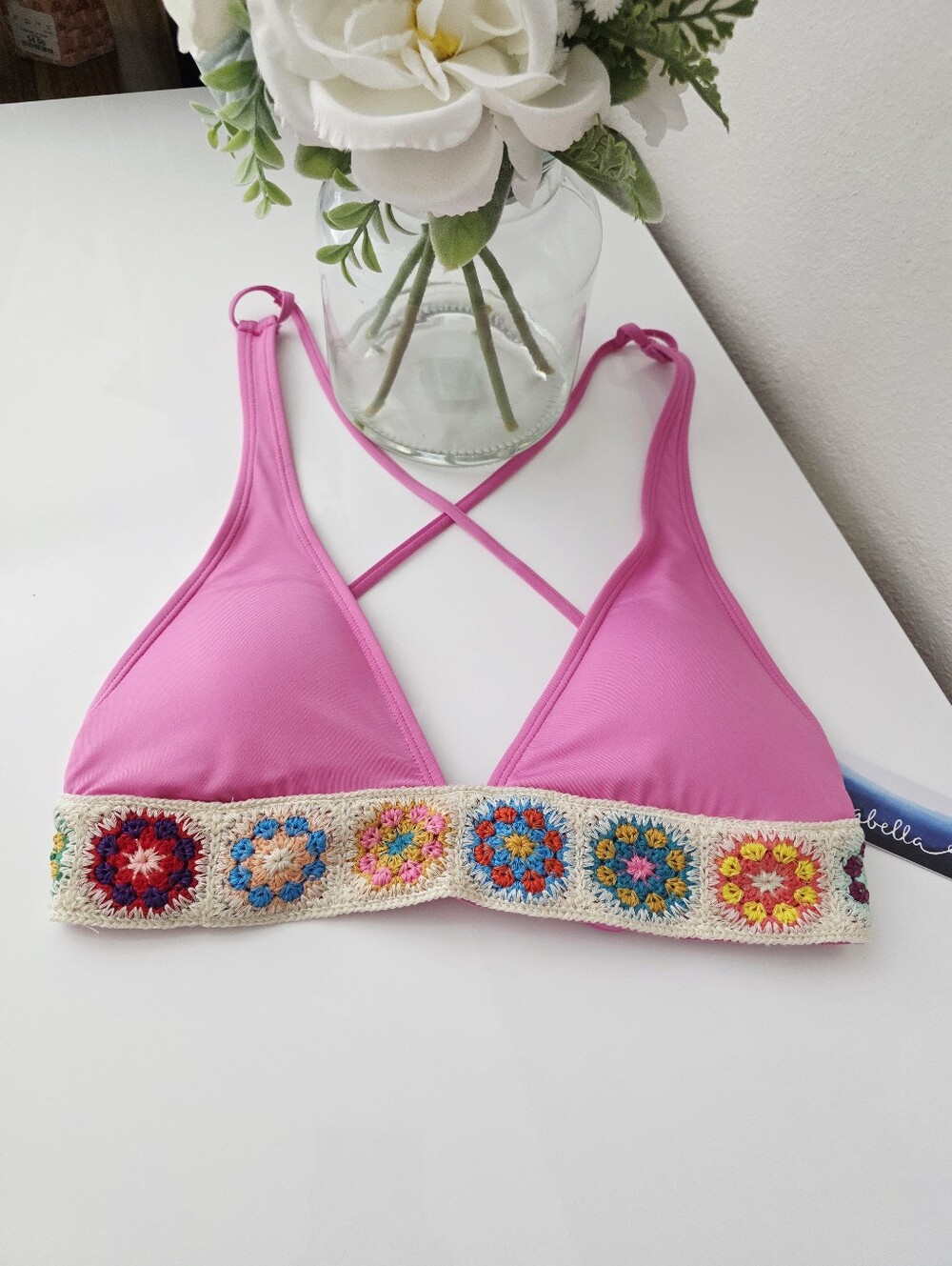 ISABELLA ROSE💘 1969 Halter Bikini Top & Tide Side Bikini Bottom SIZE M - Picture 10 of 16